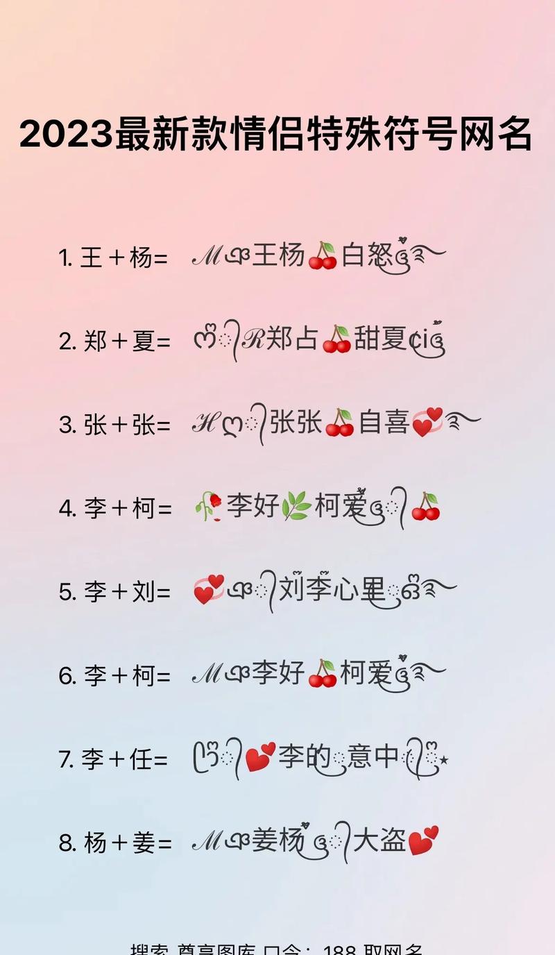 時(shí)尚潮流下的情侶昵稱愛意表達(dá)